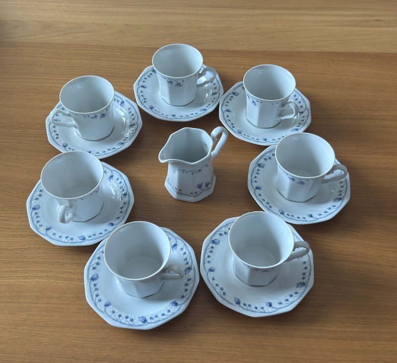 Zestaw kawowy porcelana