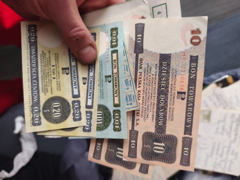 Bony towarowe 10 dolarów 3sztuki