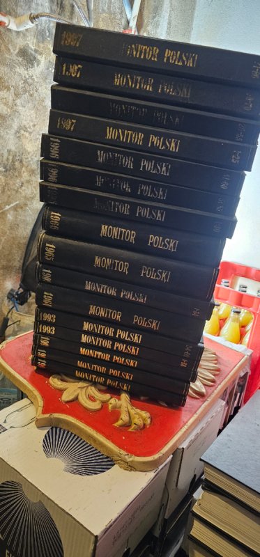 Zestaw oprawionych Dziennikow i Monitorow Polskich - 03
