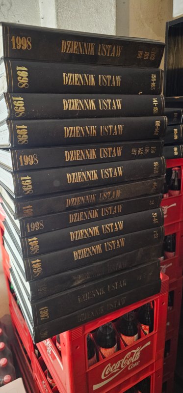 Zestaw oprawionych Dziennikow i Monitorow Polskich - 04