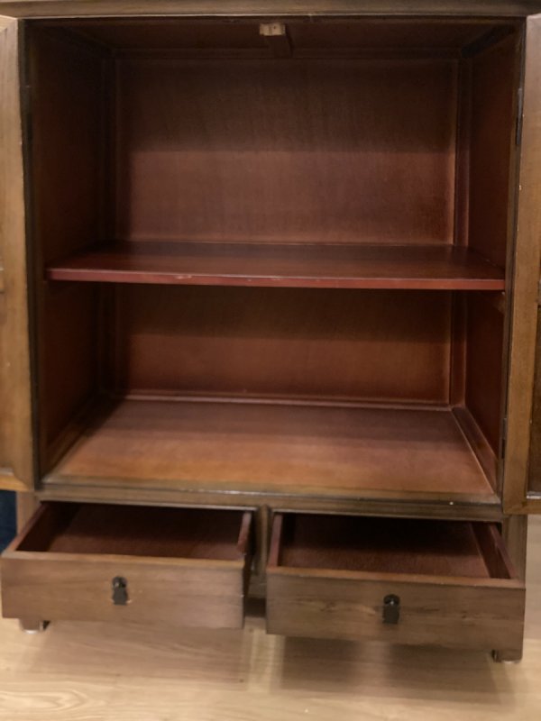 Orientalna komoda, drewniana, ręcznie robiona. - 05