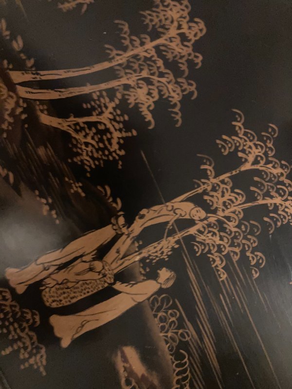 Orientalna komoda, drewniana, ręcznie robiona. - 06