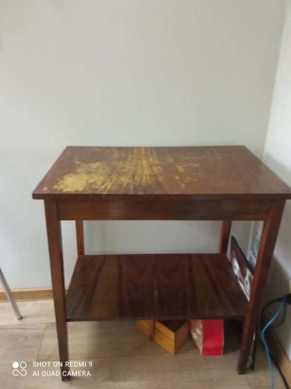 Stolik pod telewizor z lat 70tych