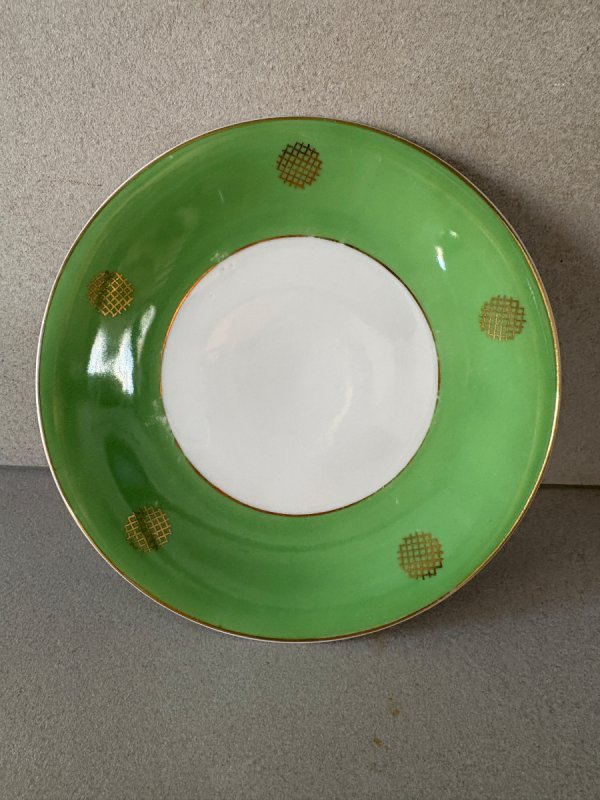 Ćmielów zestaw filiżanka, talerzyk i spodek - 02