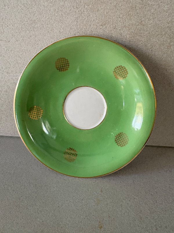 Ćmielów zestaw filiżanka, talerzyk i spodek - 03