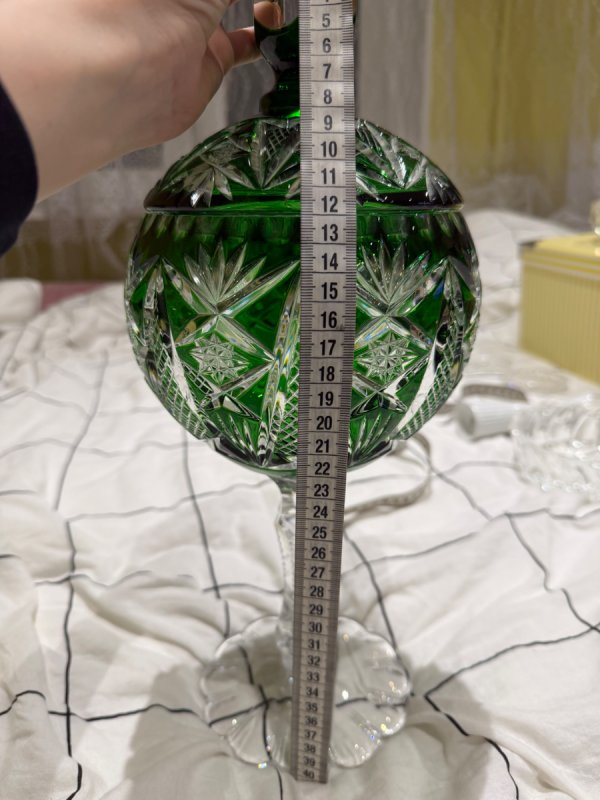 Szmaragdowa Bomboniera Kryształowa NACHTMANN - 01 Szmaragdowa Bomboniera Kryształowa NACHTMANN - 01