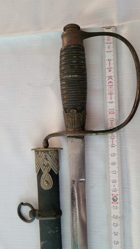 Szpada dworska/urzędnicza z pochwą - 01