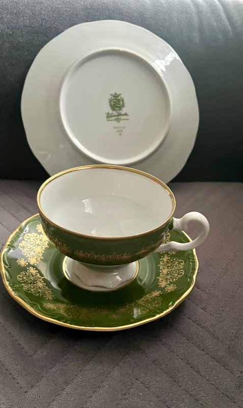 Weimar porcelana Trio