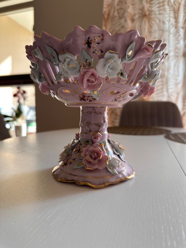 Patera porcelanowa 24k złoto Bavarie