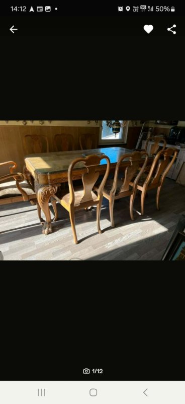 Zestaw stół z krzesłami