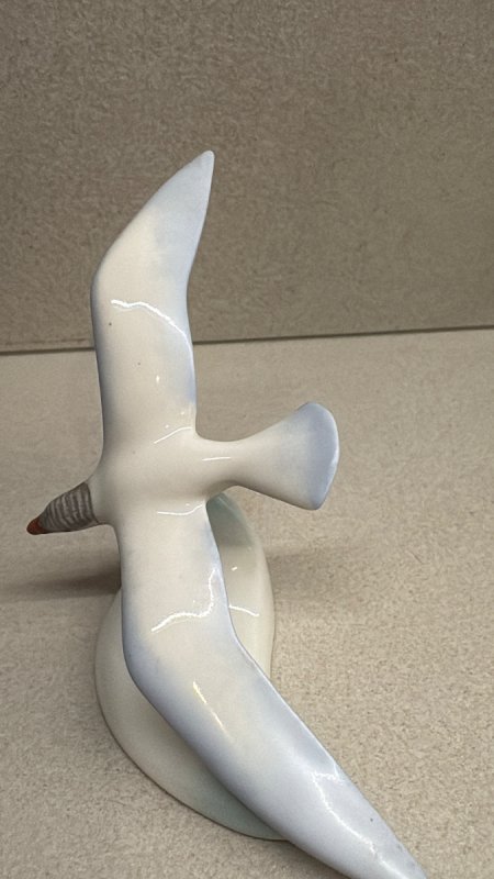 Kolekcjonerska Mewa w locie Porcelana Hollohaza