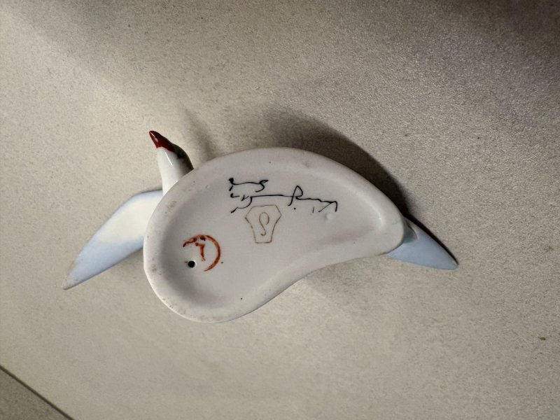 Kolekcjonerska Mewa w locie Porcelana Hollohaza - 06 Kolekcjonerska Mewa w locie Porcelana Hollohaza - 06