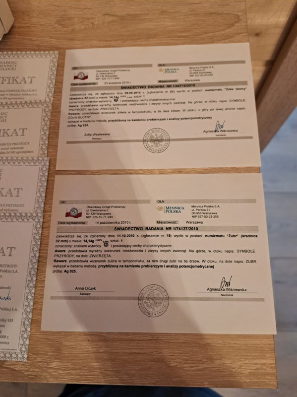 Zestaw Srebrnych Medali 2009 - 05 Zestaw Srebrnych Medali 2009 - 05