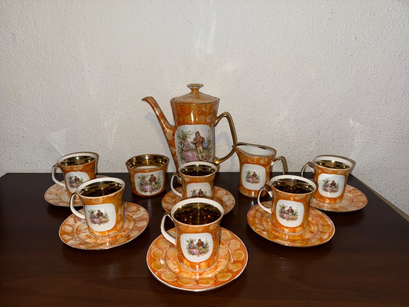Porcelana Włocławek serwis kawowy