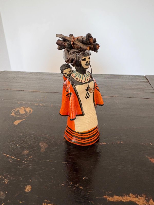 Figurka Xhosa RPA Rękodzieło Ceramika Afrykańska - 01