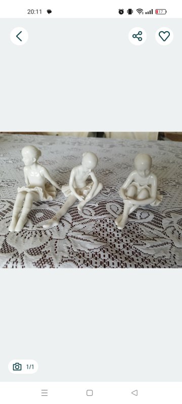Zestaw 3 figurek baletnic Unicorn Studio