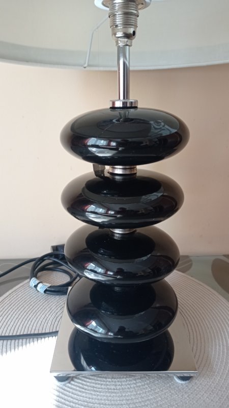 Elstead Onyx Ekstraklasa, Lampa stołowa 60cm, - 03