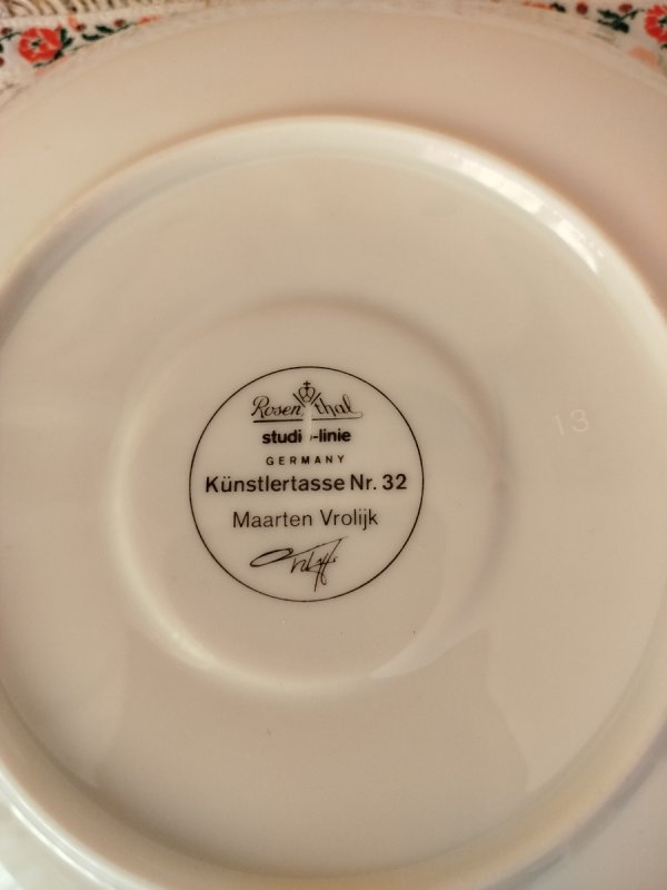 Filiżanka Rosenthal kolekcja Kunstlertasse - 04