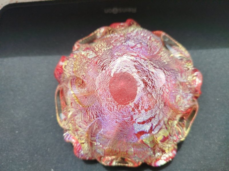 Unikalny, szklany półmisek Murano Barovier Toso - 03
