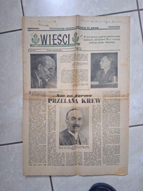 Gazeta Wieść i z18 Sierpnia 1937