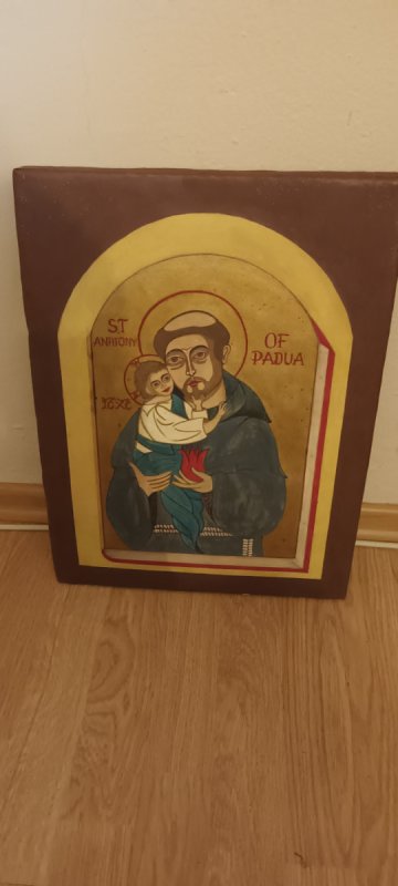 Ikona Swietego i Jezusa