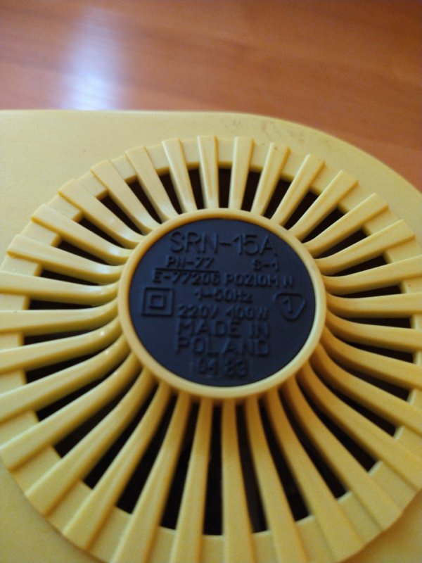 Suszarka farell z 1981 roku stan idealny kolor żół - 02 Suszarka farell z 1981 roku stan idealny kolor żół - 02