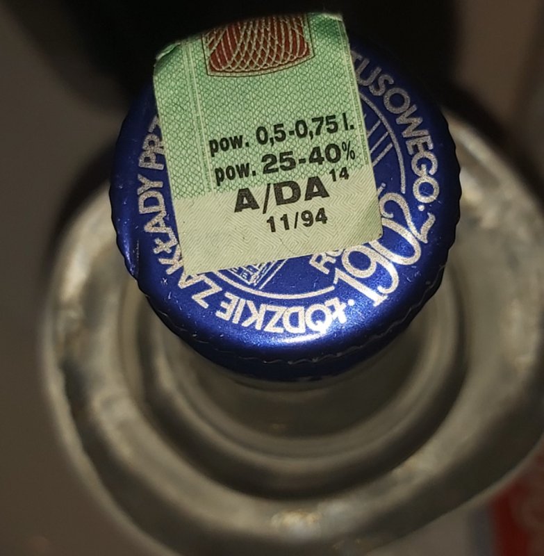 Butelka kolekcjonerska alkohol