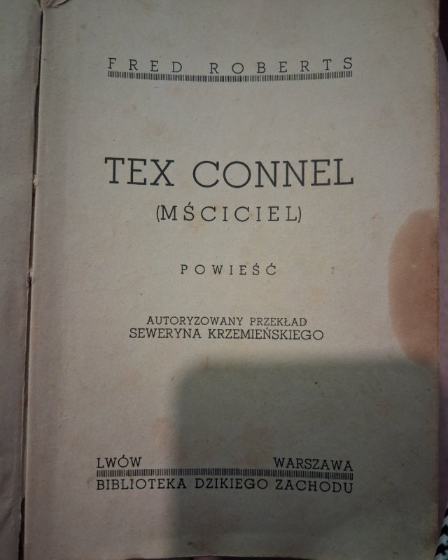 Tex connel mściciel