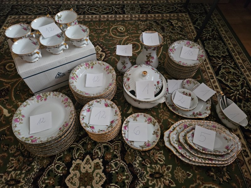 Zestaw porcelany Chodzież 120el - 02 Zestaw porcelany Chodzież 120el - 02