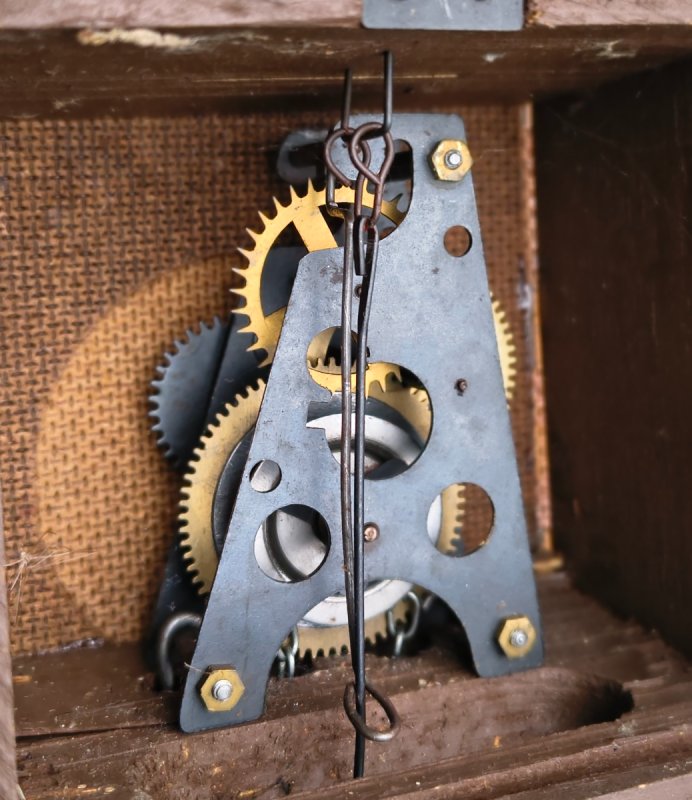 Zabytkowy zegary części i mechanizmy