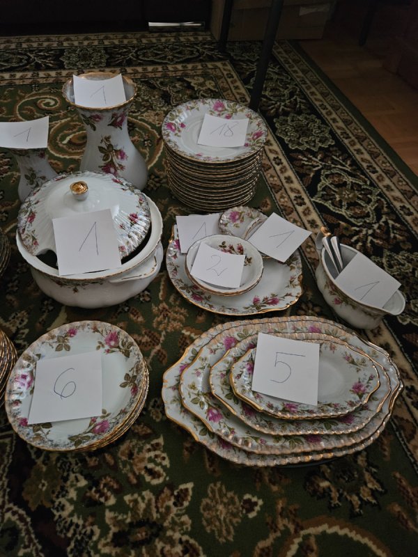 Zestaw porcelany Chodzież 119el - 05 Zestaw porcelany Chodzież 119el - 05