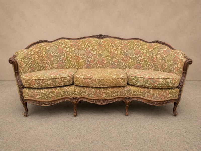 Sofa w stylu ludwika XV - 02 Sofa w stylu ludwika XV - 02
