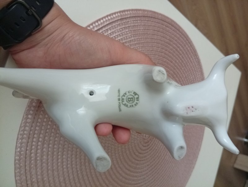 Żubr porcelanowy
