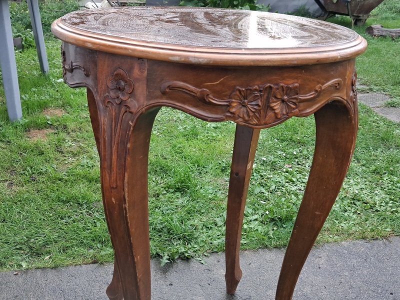 Mebel antyk stol zadbany - 03