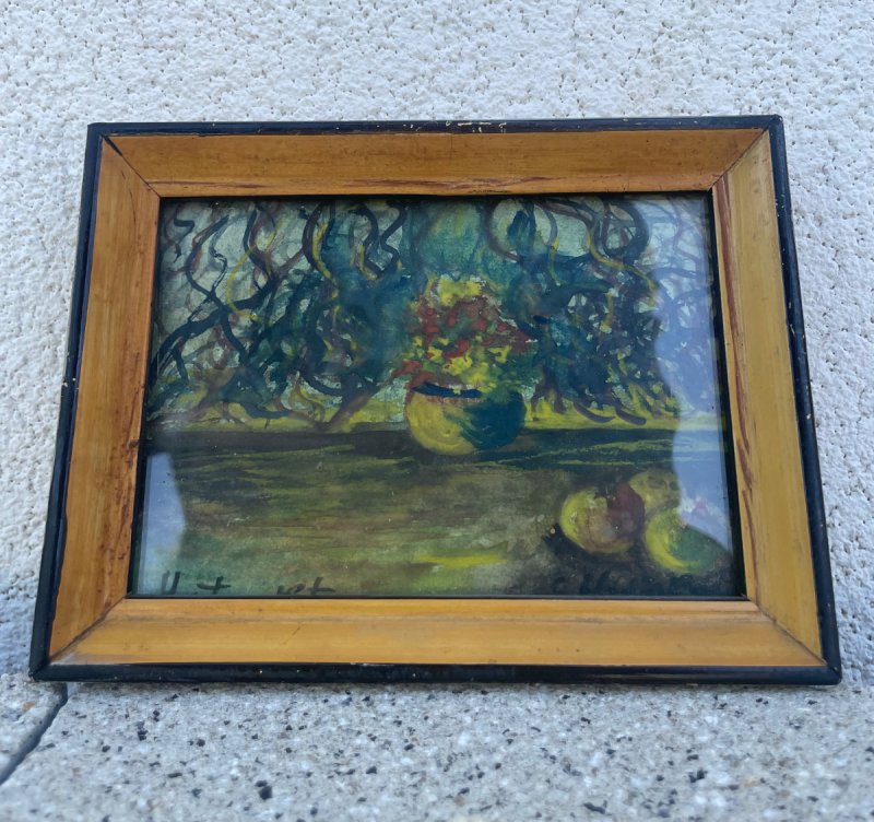 Stary obraz Stefania Halicka Suchedniów 1948 r.
