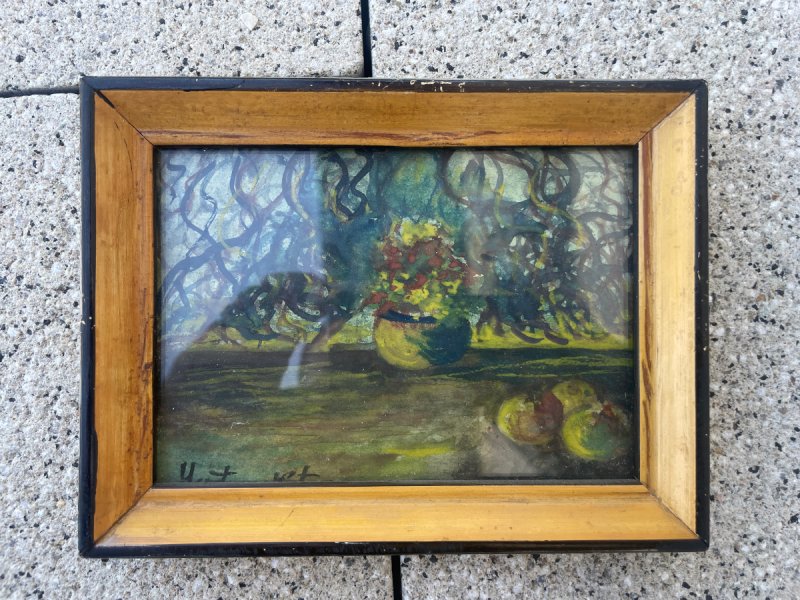 Stary obraz Stefania Halicka Suchedniów 1948 r. - 05