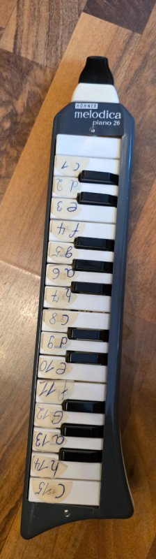 2 x Melodiki Hohner Piano 26 - 03 2 x Melodiki Hohner Piano 26 - 03